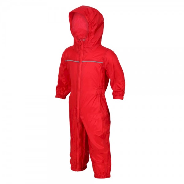 Childrens Kids Toddlers Waterproof All In One Puddle Splash Rain Suit