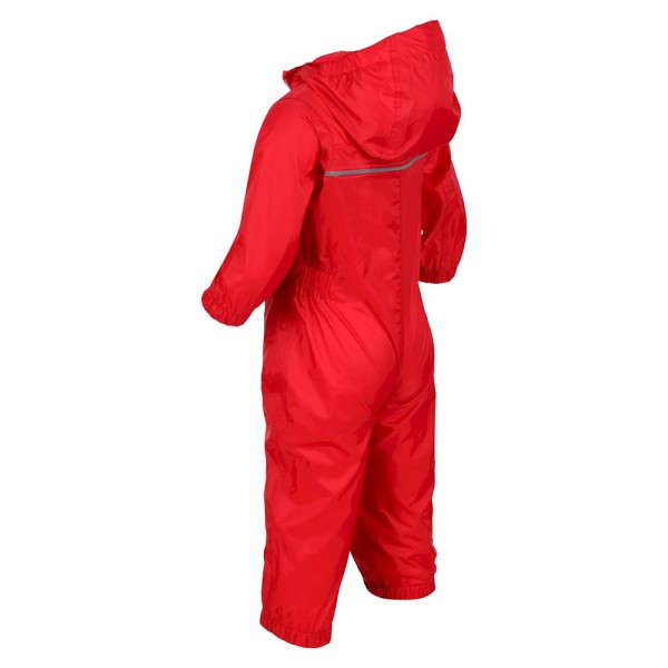 Childrens Kids Toddlers Waterproof All In One Puddle Splash Rain Suit